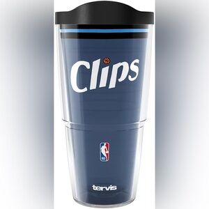 Tervis City Edition Los Angeles Clippers 24oz Clear Tumbler NWT
